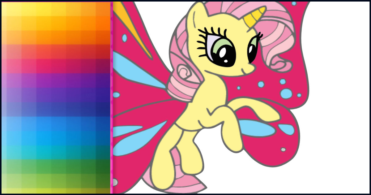 Cute Pony Coloring Book